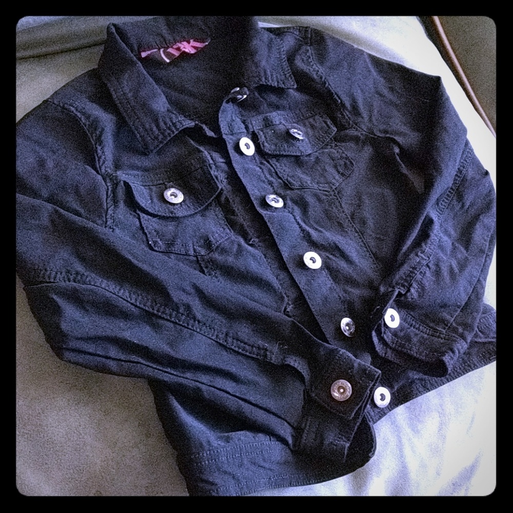 Black children's jacket size 12
